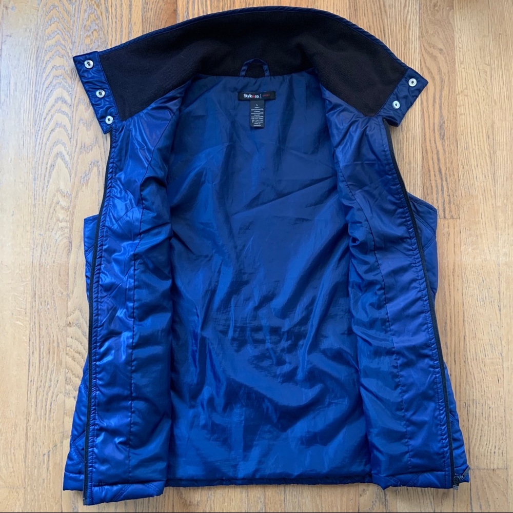 Fall Blue Vest - Picture 4 of 5